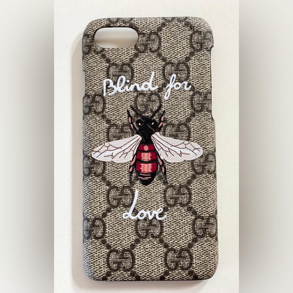 New authentic Gucci Iphone 7/8 phone case 208/016 - Picture 3 of 12
